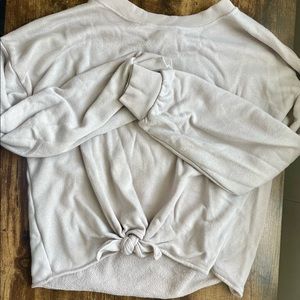 Loft Tie-Front Sweatshirt